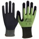 Γάντια προστασίας κοπής SKIN FLEX CUT3 GREEN/BLACK COAT 6340