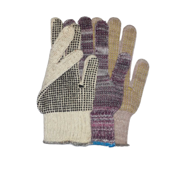 Γάντια πλεκτά εργασίας ενισχυμένα 