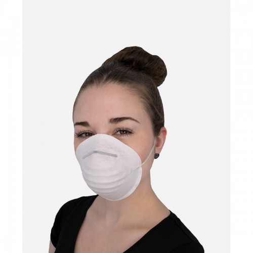 Μάσκα σκόνης μιας χρήσης, λευκή 4340