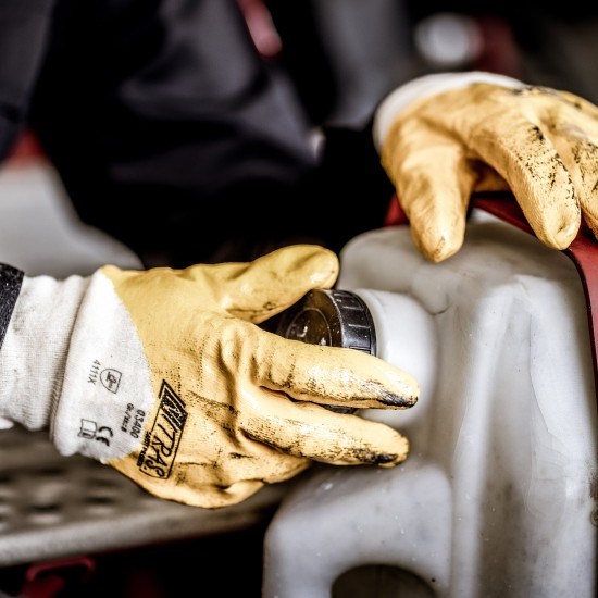 NITRAS Γάντια νιτριλίου κίτρινα 3/4 03400