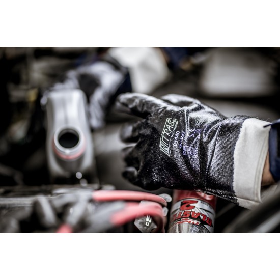 NITRAS Γάντια νιτριλίου με πλήρη επένδυση, μπλέ NBR 03440