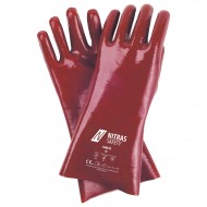 Γάντια PVC με επένδυση 2πλης εμβάπτισης 35cm 160435 Γάντια PVC με επένδυση 2πλης εμβάπτισης 35cm 160435