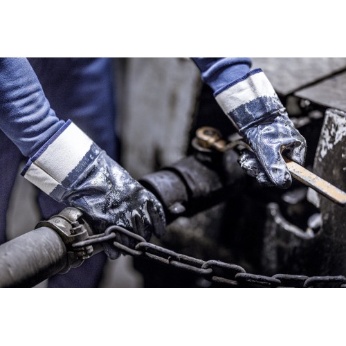 NITRAS Γάντια νιτριλίου premium μπλε 3440P