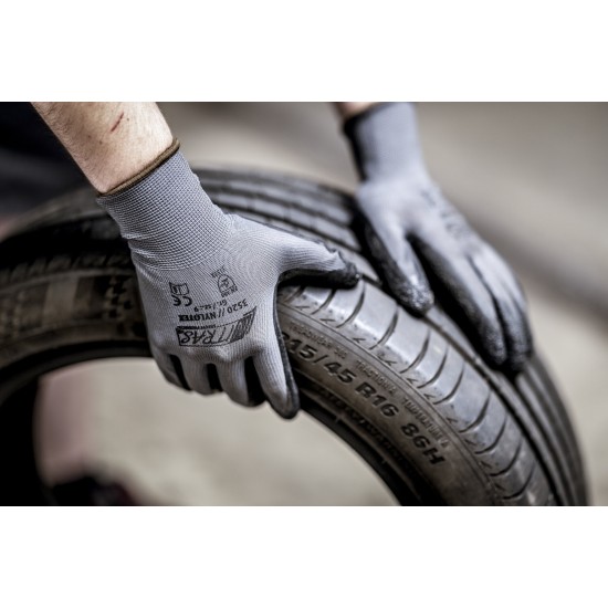 NITRAS Γάντια nylon, με επένδυση latex NYLOTEX 3520 NITRAS Γάντια nylon, με επένδυση latex NYLOTEX 3520