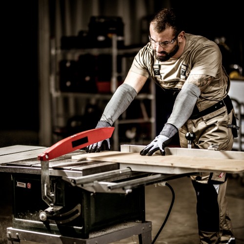 Γάντια προστασίας κοπής ΤΑΕΚΙ  μπλε με nitrile foam 6735