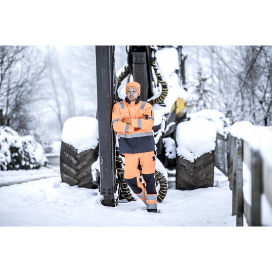 Μπουφάν Παρκά MOTION TEX VIZ 7144/7145 ΚΙΤΡΙΝΟ / ΠΟΡΤΟΚΑΛΙ