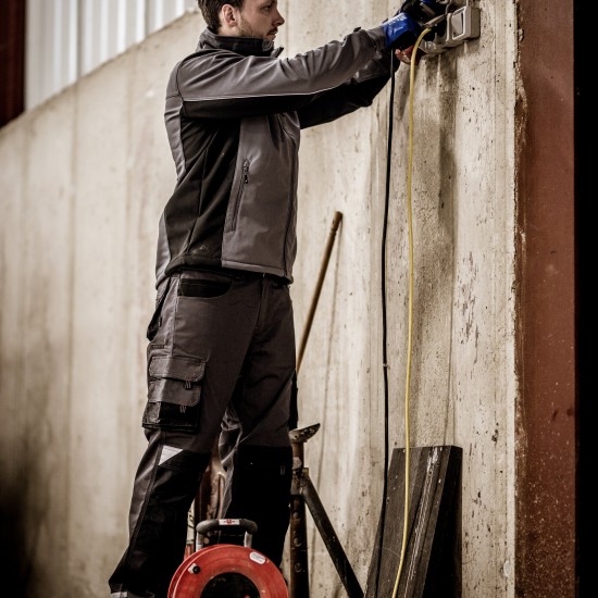 Μπουφάν MOTION TEX LIGHT Softcell Grey-Black 7152