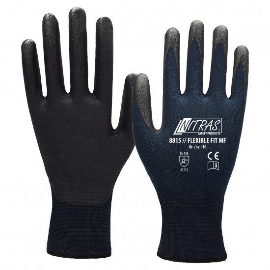 ΓΑΝΤΙΑ SPECIAL STRETCH FABRIC/NITRILE MICRO FOAM BLACK 8815 FLEXIBLE FIT MF ΓΑΝΤΙΑ SPECIAL STRETCH FABRIC/NITRILE MICRO FOAM BLACK 8815 FLEXIBLE FIT MF