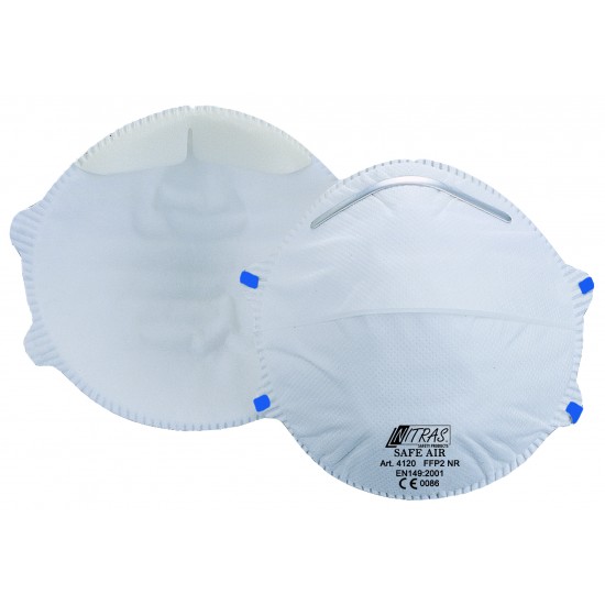 Μάσκα προστασίας χωρίς βαλβίδα SAFE AIR FFP2 NR D 4120